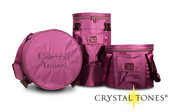 crystal tones 10インチクリスタルボウル　 （ケース付き クリスタル・トーンズ社製 クリスタルボウルケース 10インチ ②